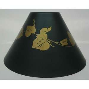   GLASS CHIMNEY OIL LAMP METAL LAMPSHADE   Ivy Design 