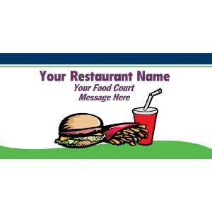   Vinyl Banner   Your Restaurant Name Your Food Court 