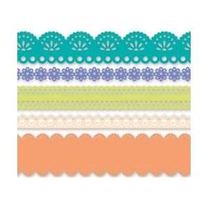  Little Yellow Bicycle Hello Fall Crepe Paper Lace Stickers Borders 