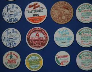 Lot of 42 Vintage Unused Milk Bottle Caps   excellent  