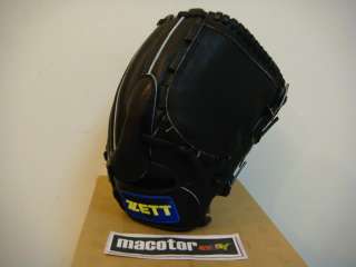 ZETT Special Order 11.5 Pitcher Baseball Glove Black Japan Kip RHT 