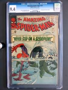 Amazing Spider Man #29 MARVEL 1965   CGC  NEAR MINT  9.4 NM   2nd App 