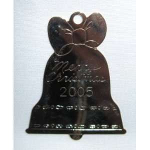  Brass Metal 2005 Christmas Bell Ornament: Everything Else