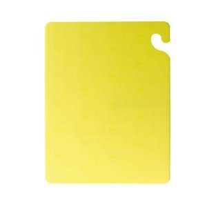 San Jamar KolorCut Cutting Board, 18 x 24 x 3/4, Yellow  