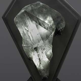 Art Object Ooak Natural Selenite Mineral CRYSTAL LIGHT SCULPTURE Metal 