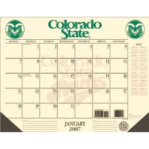  Colorado State Rams 22x17 Desk Calendar 2007 Sports 