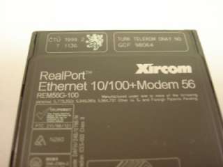   PCMCIA RealPort Ethernet 10/100 LAN + 56k Modem Combo PC Card  