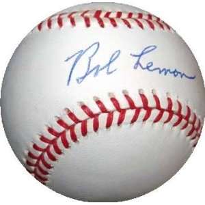 Bob Lemon autographed Baseball 