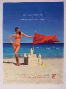 2011 Special K Challenge Woman Beach Magazine Print Advertisement Page