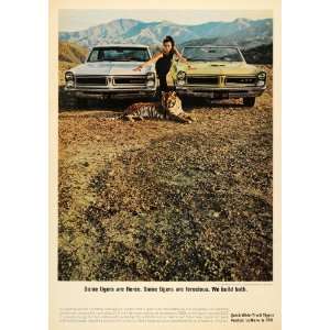  1965 Ad Pontiac Motor Division Automobile Tiger Model 