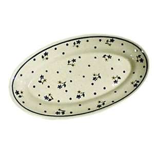  Polish Pottery Country Meadow Small Oval Platter Kitchen 