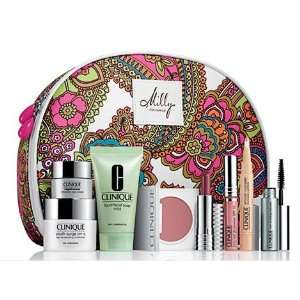   Clinique Exclusive Milly Beauty tote 8 Pcs Gift Set Spring 2012