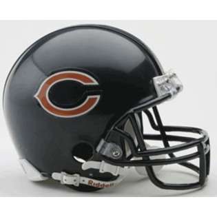 Chicago Bears Mini Football Helmet  Riddell Fitness & Sports Fan 
