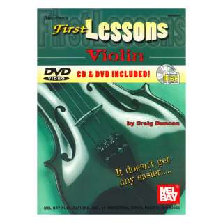 First Lessons Violin by Craig Duncan Book/CD/DVD Set  