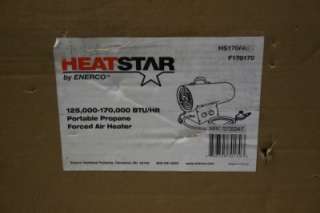 HeatStar Propane Heater 125 170,000 BTU NIB  