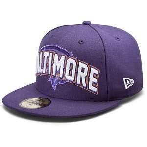  Baltimore Ravens New Era 59Fifty 2012 Draft Hat   Size 7 3 