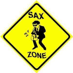 SAX ZONE sign * street music jazz blues 