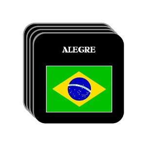 Brazil   ALEGRE Set of 4 Mini Mousepad Coasters