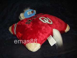 My Pillow Pets OU Sooner College Team Brand New Ready to Ship As 