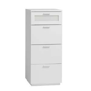  Chelsea Four Drawer Chest in White: Furniture & Decor