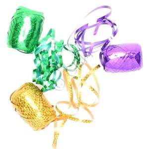  Mardi Gras Purple, Green, and Gold Laser Ribbons 