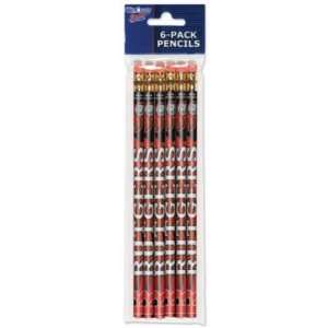  RUTGERS SCARLET KNIGHTS OFFICIAL LOGO PENCIL 6 PACK 