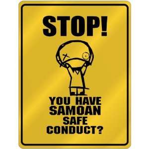  New  Stop   You Have Samoan Safe Conduct  Samoa 