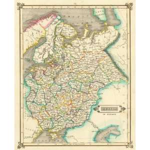  Lizars 1831 Antique Map of Russia