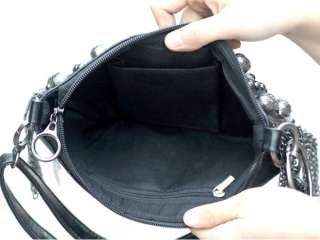   PU Leather Handbags Skull Accessory Clutchs Shoulder Bag BP815c  