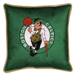  Boston Celtics Kelly Green Sideline Accent Pillow: Sports 