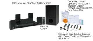 Sony DAV DZ170 Bravia Theater System 1000W 5.1 Channel Surround Sound 