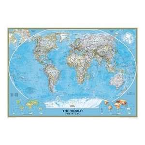    National Geographic USA Map   Classic   Mounted: Office Products