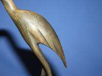 Antique European Carved Cow Horn Bird Figurine  