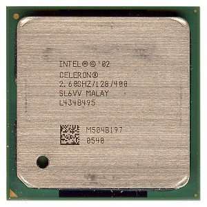    Intel Celeron 2.6GHz 400MHz 128KB Socket 478 CPU Electronics
