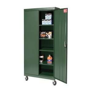  Mobile Storage Cabinet 36x24x78 Green 