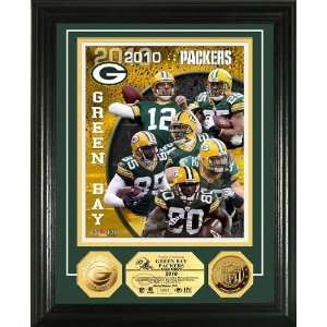  Green Bay Packers Team Force 24KT Gold Coin Photo Mint 