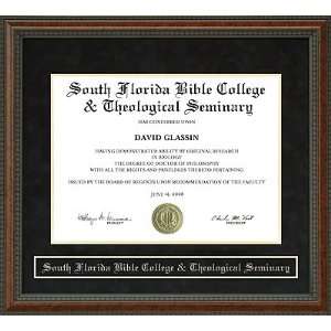  South Florida Bible College & Theological Seminary Diploma 
