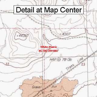   Topographic Quadrangle Map   White Plains, Nevada (Folded/Waterproof