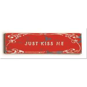    ArteHouse 0003 4131 24 Just Kiss Me Vintage Sign: Toys & Games