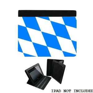 Bavaria Flag iPad 2 3 Leather and Faux Suede Holder Case Cover
