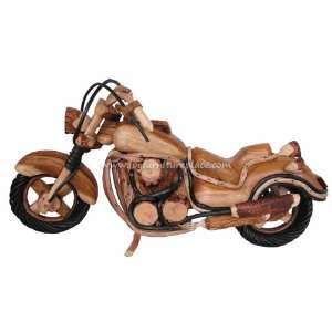  Groovy Stuff Teak Wood Harley Motorcycle