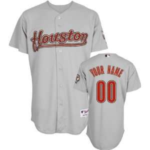  Houston Astros Customized Authentic Road Baseball Jersey 