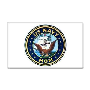   (Rectangle) US Navy Mom Bald Eagle Anchor and Ship: Everything Else