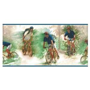   + roth Mountain Biking Wallpaper Border LW1341916: Sports & Outdoors