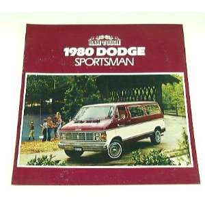  1980 80 Dodge SPORTSMAN BROCHURE Wagon B100 B200 Van 
