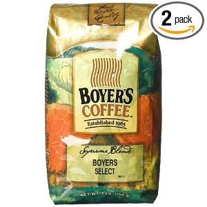 Boyers Coffee Boyers Select, 16 Ounce Bags (Pack of 2)  