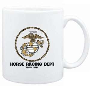 Mug White  Horse Racing / MARINE CORPS   ATHL DEPT  Sports  