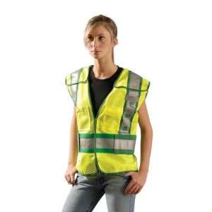 com Yellow Tricot Breakaway EMS Public Safety Vest With Hook And Loop 