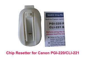 Chip resetter for Canon PGI 220 and CLI 221 cartridge  