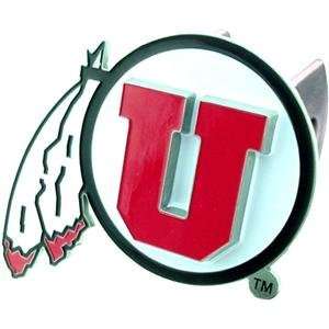  Utah Utes NCAA Pewter Trailer Hitch Cover Sports 